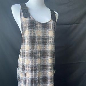 Overall Gingham Dress with pockets. Never worn!
